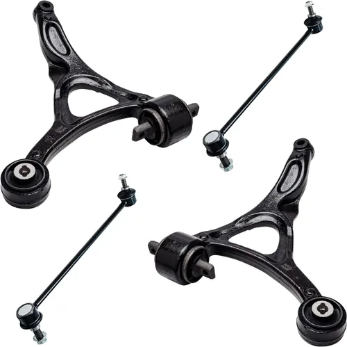 Vista 90 de Detroit Axle - Kit de brazos de control delantero para Acura 2004-2008 TSX 2003-2007 Honda Accord, 2 ensamblajes de brazos de control inferiores 2