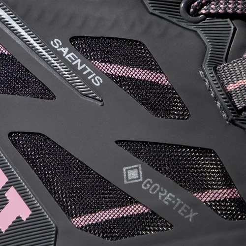 Vista 7 de Mammut Saentis Low GTX - Zapatillas de senderismo para hombre Asfalto Polvo Oscuro Rosa