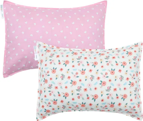 Vista 36 de ALVA BABY - Fundas de almohada de algodón para niños pequeños de 13 x 18 pulgadas o 12 x 16 pulgadas