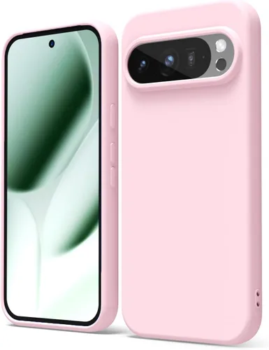 Vista 217 de oakxco para Google Pixel 6A Funda de teléfono de silicona líquida, diseño estético lindo y delgado para mujer y niña, cubierta de gel suave, lisa