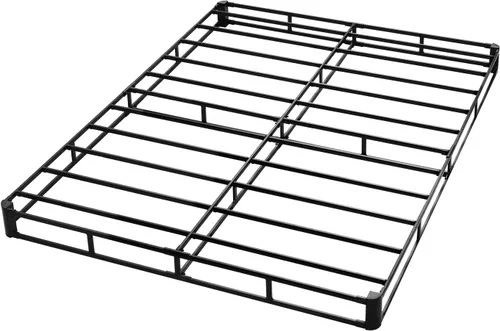 Vista 9 de VEVOR Base de cama tamaño Queen con tela lavable, marco de metal resistente para cama Queen, base de colchón de 5.1 pulgadas, capacidad máxima