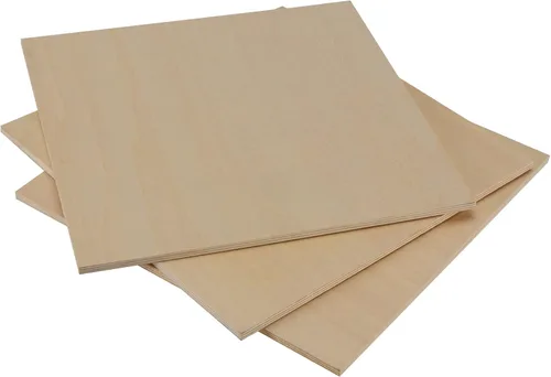 Vista 4 de MUKCHAP 15 hojas de madera cuadradas de 10 pulgadas, hojas de madera sin terminar de 1/4 de pulgada, tableros de madera contrachapada