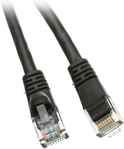 Vista 19 de CableWholesale Cable Ethernet Cat6, 24AWG, conector de placa dorada RJ45, 4 pares de cobre trenzado, par trenzado sin blindaje (UTP), cable de Blanco