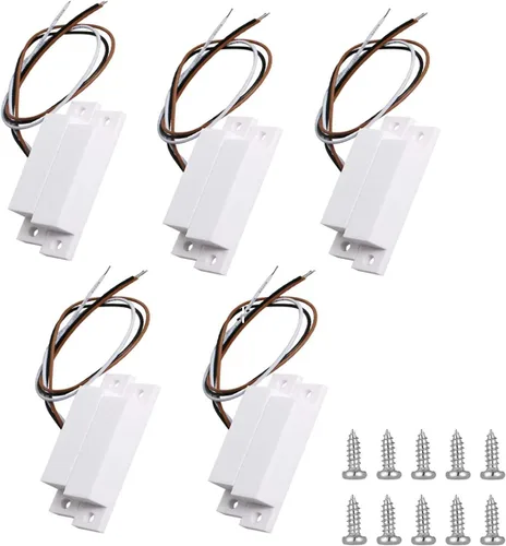 Vista 9 de Interruptor magnético MC-31B NC/NO de montaje en superficie con cable para ventana de puerta, interruptor magnético de puerta, sensor de contacto
