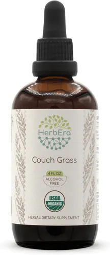 Vista 5 de HerbEra Couch Grass B60 USDA - Tintura orgánica Extracto sin alcohol, gotas de hierbas de alta potencia Hierba orgánica certificada