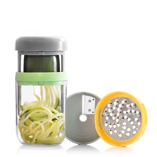 Vista 12 de Cortador de Verduras en Espiral y Rallador con Recetas Vigizer InnovaGoods