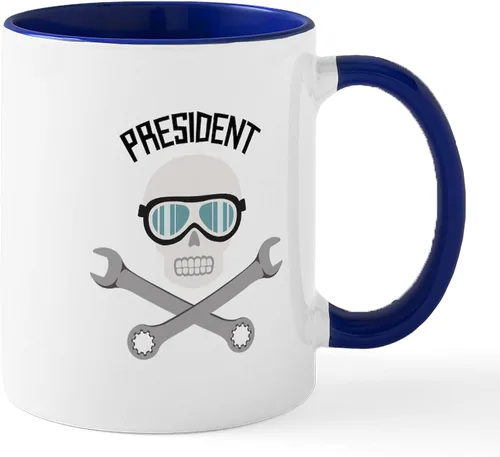 Vista 32 de CafePress MR. PRESIDENT - Taza de café de cerámica (11.0 fl oz)