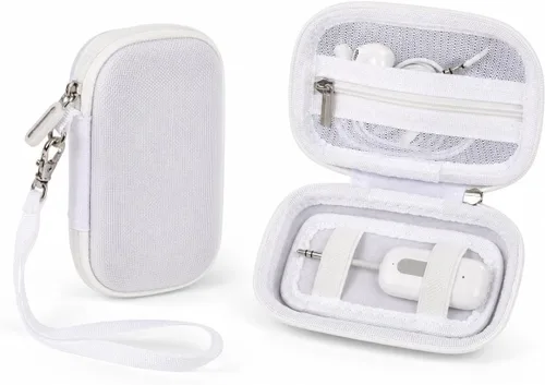 Vista 9 de COMECASE Bluetooth Transmitter Case for AirFly SE/Pro 2/Pro/Duo Hard EVA, Deep Mesh Pocket, Dual Elastic Straps, Fits for Avantree Relay, for