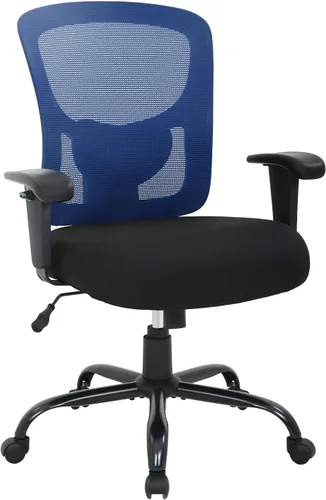 Vista 10 de Big and Tall Office Desk Chair Heavy Duty Ergonomic Mesh Desk Chair, Swivel Executive Computer Chairs for Home Office, Adjustable Lumbar Support &