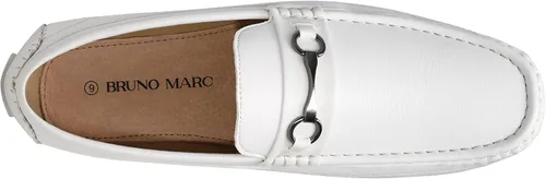 Vista 5 de Bruno Marc Mocasines de conducción para hombre Penny Mocasines sin cordones