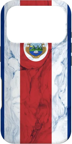 Vista 30 de Bandera de Costa Rica y fondo elegante - Funda del orgullo costarricense para iPhone 17