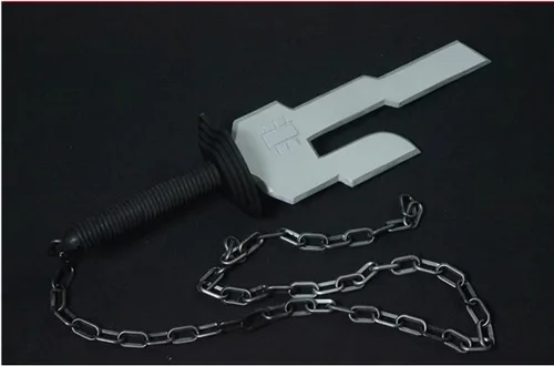 Vista 3 de Tugia Toji Fushiguro Cosplay Prop Últimos personajes de anime Toji Fushiguro Cosplay Arma Cadena Disfraz