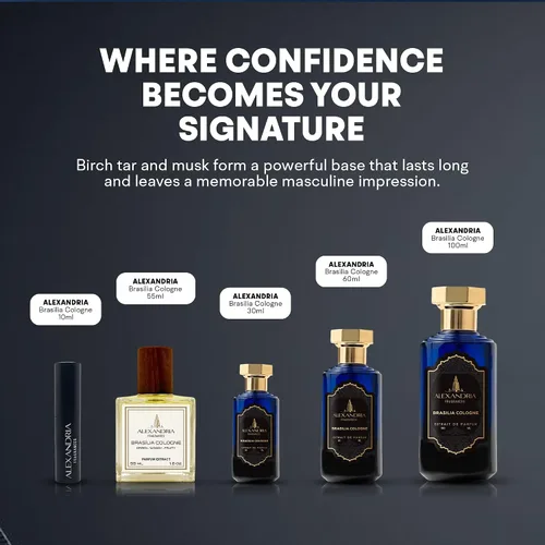 Vista 7 de Alexandria Fragrances Brasilia - Perfume de colonia para hombre, fragancias de compuestos de agua y aroma de larga duración, elegante colonia