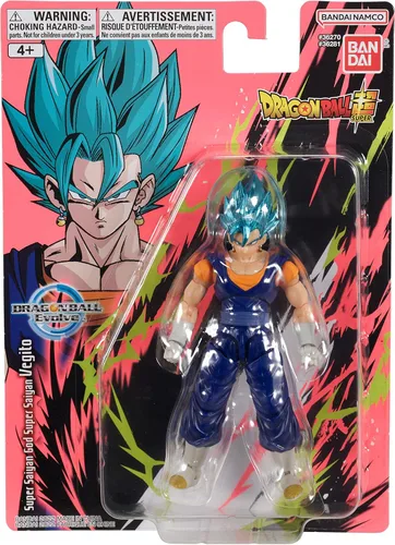 Vista 5 de Bandai Dragon Ball Super Evolve - Figura de acción Super Saiyan God Super Saiyan Vegito de 5 pulgadas