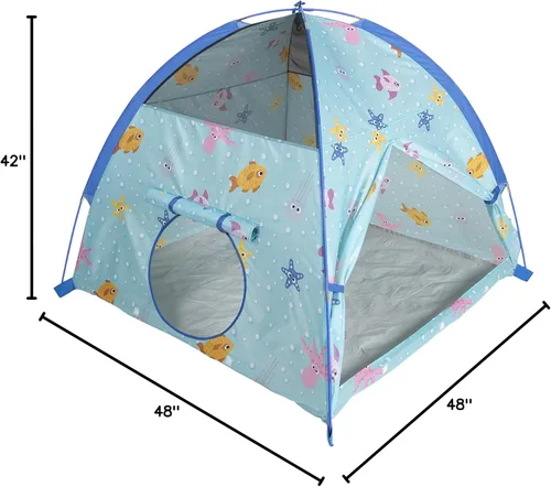 Vista 10 de Pacific Play Tents Sea Buddies - Tienda de campaña de cúpula de juego, 48 x 48 x 42 pulgadas de alto, multicolor