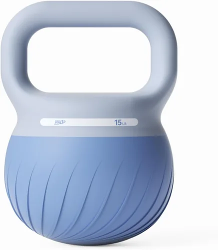 Vista 8 de YYJO Pesa rusa suave - Base de resistencia sacudida antideslizante, mango de agarre ancho 5/10/15 LBS Pesos de fuerza y seguridad para entrenamiento