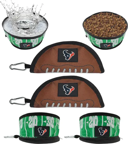Vista 53 de Pets First NFL - Tazón plegable para mascotas