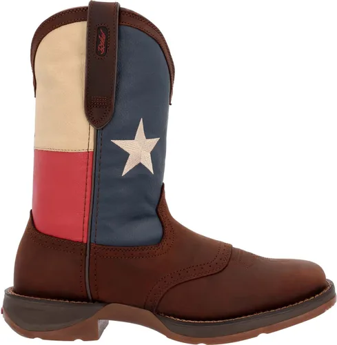 Vista 7 de Durango DB4446 Western - Botas de meter con bandera de 11 pulgadas para hombre, Marrón