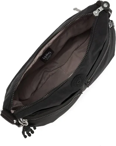 Vista 3 de Kipling Bolso bandolera Izellah para mujer, Negro (Black Noir)