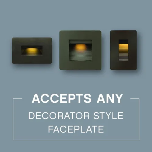 Vista 6 de Hinkley 58504MZ Luna LED Step Light, Pequeña Vertical (120V), Bronce Mate