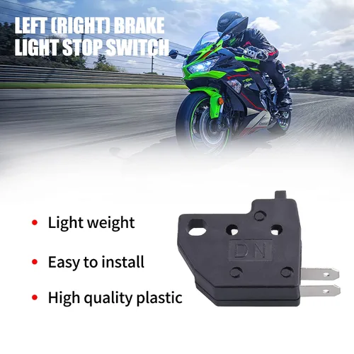 Vista 6 de ORAEVY Interruptor de parada de luz de freno delantero izquierdo (derecha) para motocicleta de 50 cc-250 cc chino, ATV Quad Dirt Pit Bike Scooter