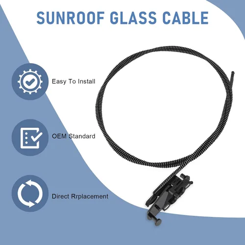 Vista 4 de Cable de Vidrio de Techo Solar Compatible con Ford F150 2015-2020 Ford F250 F350 F450 2017-2019 Reemplaza# FL3Z16502C22
