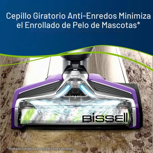 Vista 5 de BISSELL Rollo de cepillo para mascotas multisuperficie CrossWave sin enredos, nueva pieza 2460 del OEM