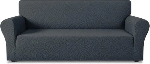 Vista 83 de ZNSAYOTX 1 Funda de silla Jacquard para sala de estar, funda de silla de alta elasticidad con brazos, antideslizante, apta para mascotas, funda