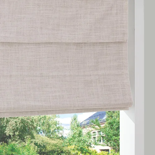 Vista 9 de Persianas romanas personalizadas, color gris ceniza, lavables, opacas, inalámbricas, para ventanas, puertas, ventanas de cocina, fáciles de instalar