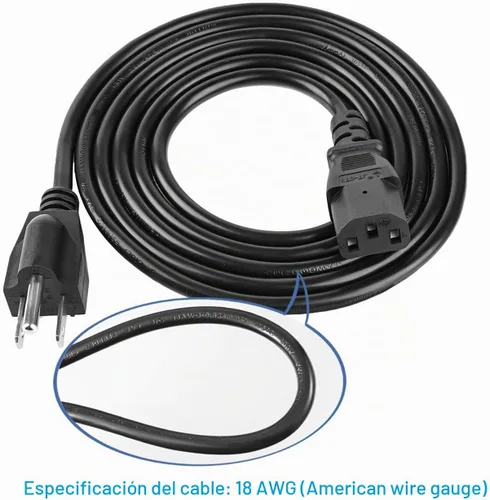 Vista 5 de Cable de alimentación compatible con olla a presión eléctrica Instant Pot, olla rápida de potencia, olla arrocera, máquina de leche de soja