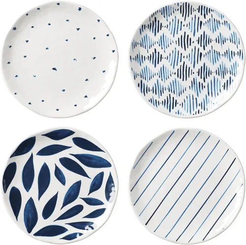 Vista 13 de Lenox Blue Bay - Vajilla de melamina de 16 piezas para 4
