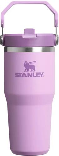 Vista 99 de STANLEY IceFlow 2.0 - Vaso con pajilla abatible con asa, 30 onzas, tapa giratoria y popote abatible, botella de agua a prueba de fugas, acero Tiza