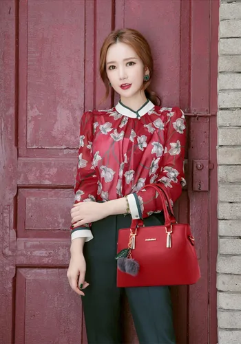 Vista 7 de Dreubea - Bolso de hombro para mujer de cuero, bolso de mano, bandolera