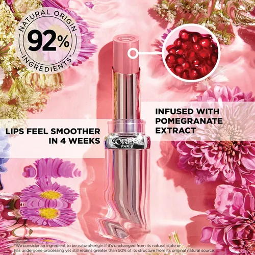 Vista 3 de L'Oreal Paris Glow Paradise - Bálsamo hidratante para pintalabios con extracto de granada, Blush Fantasy, 0.1 Oz