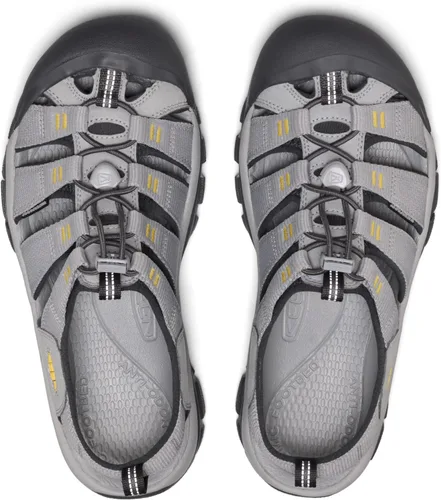 Vista 5 de KEEN Newport H2 Sandalias de punta cerrada para hombre Aleación/oro crema