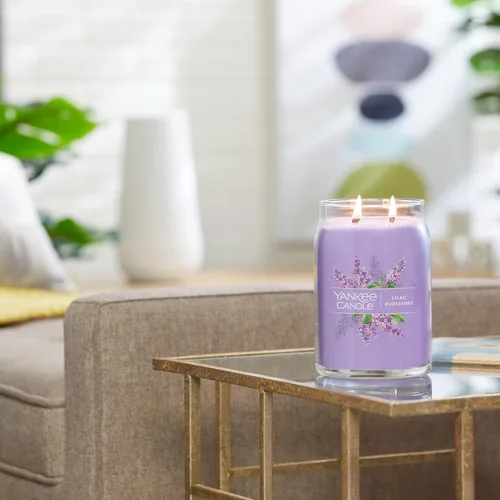 Vista 5 de Yankee Candle Lilac Blossoms Signature - Vela en frasco grande
