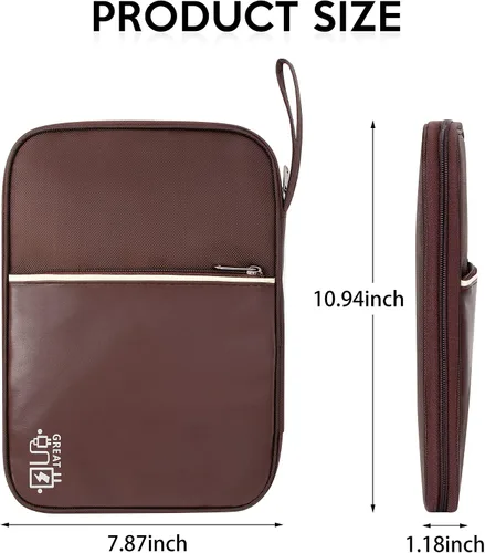Vista 2 de Organizador de electrónica, bolsa organizadora de cables de viaje, compacta, impermeable, accesorios electrónicos, estuche para cables duros