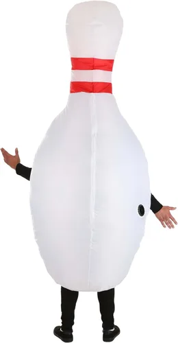 Vista 4 de Disfraz inflable de bolos para adultos