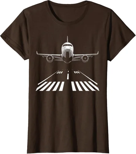 Vista 20 de Airplane Take Off Runway Pilot Jet T-Shirt Negro