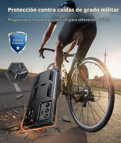 Vista 3 de FNTCASE Funda para Samsung Galaxy Note 20 Ultra: [Protector de pantalla y soporte integrados] [Protección contra caídas de grado militar] Protección