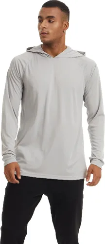 Vista 3 de KEFITEVD Camisa de protección solar para hombre de manga larga con capucha UPF 50, camiseta de pesca al aire libre