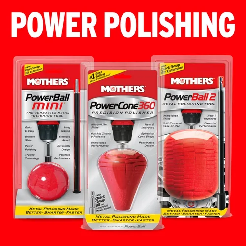 Vista 7 de Mothers PowerCone 360, herramienta de pulido con broca de intercambio