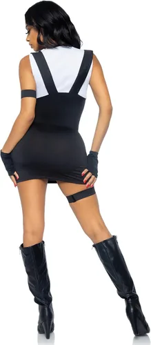 Vista 3 de GTH Mujer Sultry SWAT Policía disfraz vestido sexy disfraz
