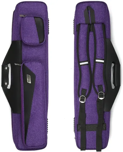 Vista 7 de Pool Cue Case 4x4 with Backpack Straps Carrying Case for 4 Pool Cues
