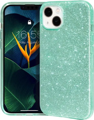 Vista 27 de MATEPROX - Funda compatible con iPhone Air de 6.5' [2025], carcasa protectora de 3 capas con purpurina brillante y tendencia, anti-arañazos y a