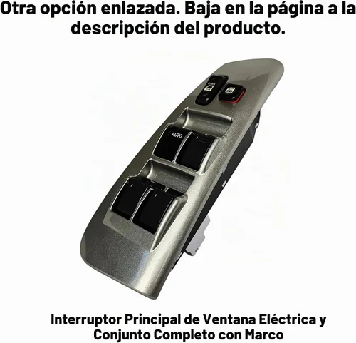 Vista 2 de SWITCHDOCTOR Interruptor maestro de ventana para Toyota Camry 2002-2006; Corolla, Matrix, Pontiac Vibe 2003-2008 y Scion xA, xB 2004-2007
