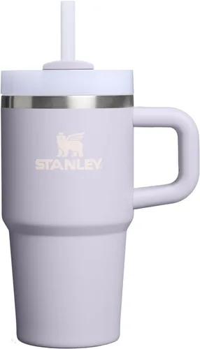 Vista 132 de STANLEY Quencher H2.0 Vaso Térmico con asa y pajilla, 64 onzas, tapa Flowstate de 3 posiciones, gran capacidad para viajes y deportes, vaso de acero