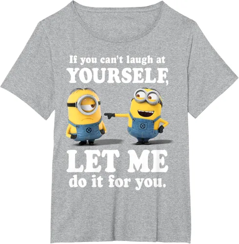 Vista 70 de Camiseta gráfica de Minions de Mi villano favorito: Ríete de ti mismo Negro