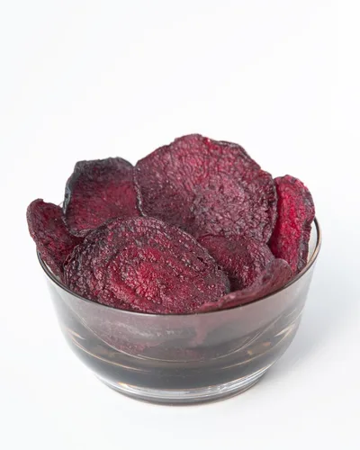 Vista 3 de Root Foods Chips de remolacha, aperitivo vegetal natural, patatas fritas de verduras sin OMG, buenas para adultos, niños, vegano, sin gluten, halal