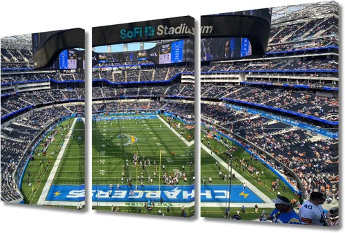 Vista 33 de Lincoln - Lienzo decorativo para pared, diseño de campo financiero de Filadelfia, paisaje de estadio de fútbol de Filadelfia, decoración de pared